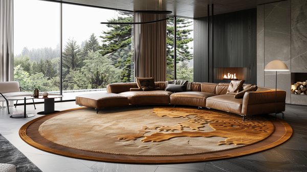 Tapis rond 200 cm : confort et style pour votre intérieur