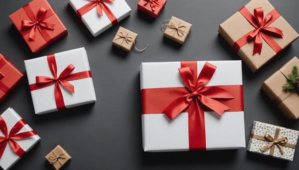 Optez pour le papier cadeau uni brillant pour un style chic